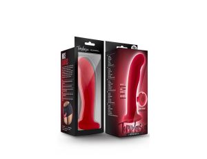 Dildo silikonowe Temptasia Jezebel czerwone z przyssawką 15 cm