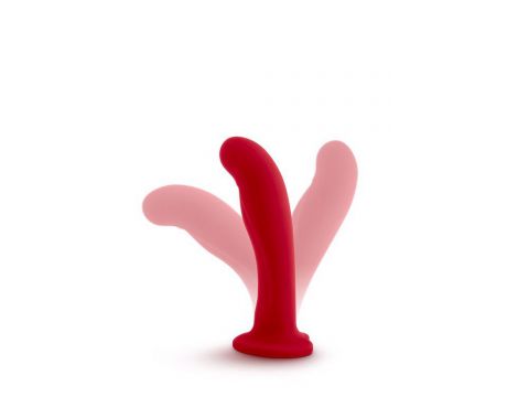 Dildo silikonowe Temptasia Jezebel czerwone z przyssawką 15 cm - 5