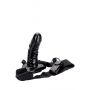 Proteza penisa wibrująca Seven Creations czarna PVC - 4