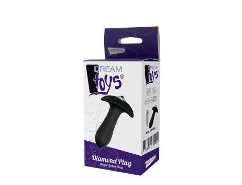 Korek analny wibrujący Cheeky Love silikonowy single speed 3 cm - 3
