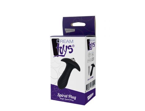 Wibrujący korek analny Cheeky Love spiralny silikonowy - 3
