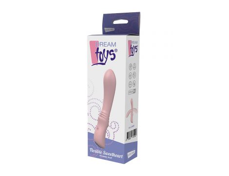 Wibrator silikonowy Flexible Sweetheart elastyczny punktu G 12 cm - 4