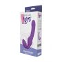Strapon z wibracją bez ramiączek Double Dipper fioletowy Dream Toys - 5
