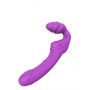 Strapon z wibracją bez ramiączek Double Dipper fioletowy Dream Toys - 7