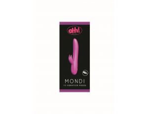 Wibrator króliczek Mondi fioletowy USB 208 mm