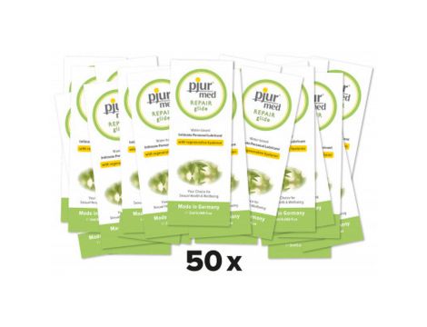 Żel intymny Pjur Repair glide z hialuronem 50 x 2 ml