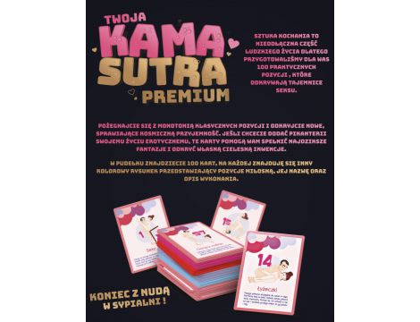 Gra erotyczna Kamasutra premium Grammi 100 kart - 2