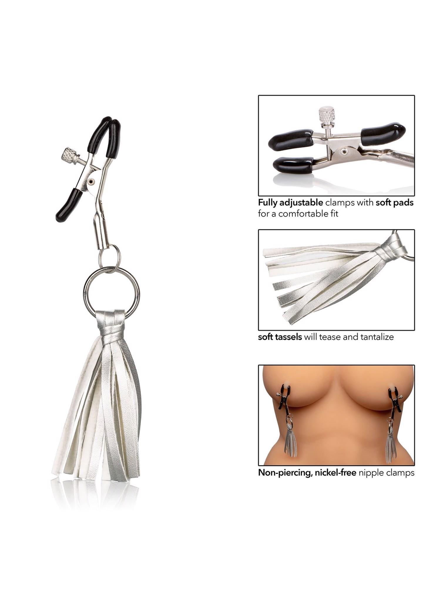 stymulator-playful tassels nipple clamps