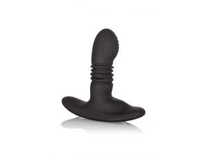 Wibrujący plug analny Eclipse Calexotics czarny 9.5 cm