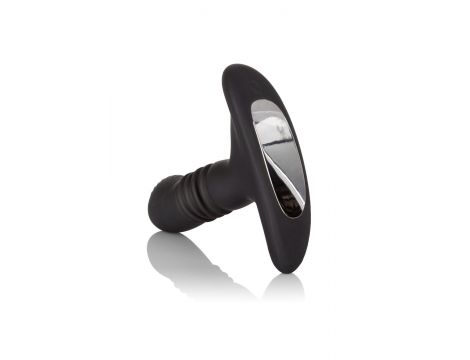 Wibrujący plug analny Eclipse Calexotics czarny 9.5 cm - 10