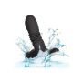 Wibrujący plug analny Eclipse Calexotics czarny 9.5 cm - 9