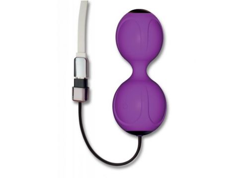 Kulki Kegel wibrujące Alive fioletowe z pilotem USB - 3