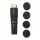 Wibrator mini Toyz4lovers z 4 nasadkami wodoodporny 10 cm