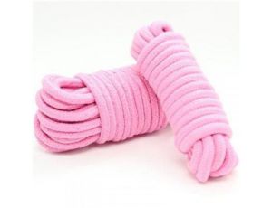 Liny bawełniane do wiązania japońskiego Toyz4lovers różowe 10m