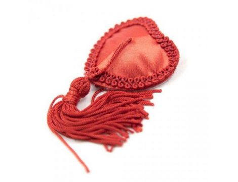 Czerwone serduszka na sutki z frędzelkiem Toyz4lovers - 2