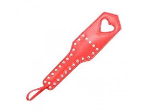 Packa sercowa Toyz4lovers czerwona skórzana
