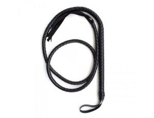 Pejcz skórzany Indy Whip czarny Toyz4lovers