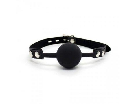 Knebel-Ball Gag + Block (nero)