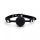Knebel-Ball Gag + Block (nero)
