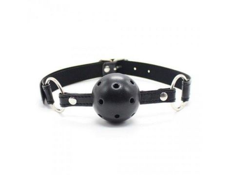 Knebel oddychający z otworami Toyz4lovers czarny
