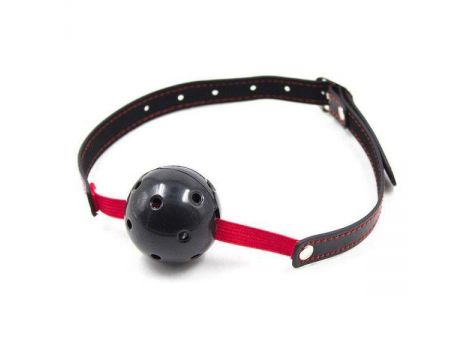 Knebel balonowy oddychający elastyczny Toyz4lovers czarny - 2