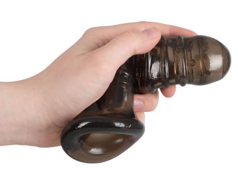 Przedłużka na penisa Rebel dymna 18 cm TPR - 5