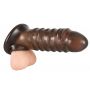 Przedłużka na penisa Rebel dymna 18 cm TPR - 10