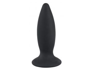Korek analny wibrujący Black Velvets silikonowy USB 11 cm