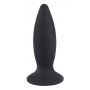 Korek analny wibrujący Black Velvets silikonowy USB 11 cm - 5