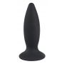 Korek analny wibrujący Black Velvets silikonowy USB 11 cm - 2