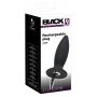 Korek analny wibrujący Black Velvets silikonowy USB 11 cm - 12