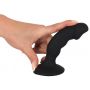Wibrujący korek analny Black Velvets silikonowy USB 14 cm - 11