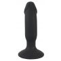 Wibrujący korek analny Black Velvets silikonowy USB 14 cm - 4