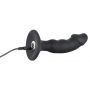 Wibrujący korek analny Black Velvets silikonowy USB 14 cm - 10