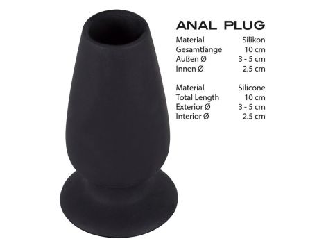 Tunelowy korek analny You2Toys silikonowy 10 cm - 14