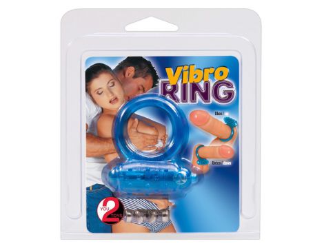 Pierścień erekcyjny wibrujący niebieski You2Toys