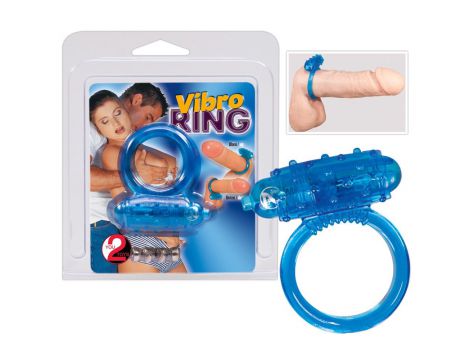 Pierścień erekcyjny wibrujący niebieski You2Toys - 10