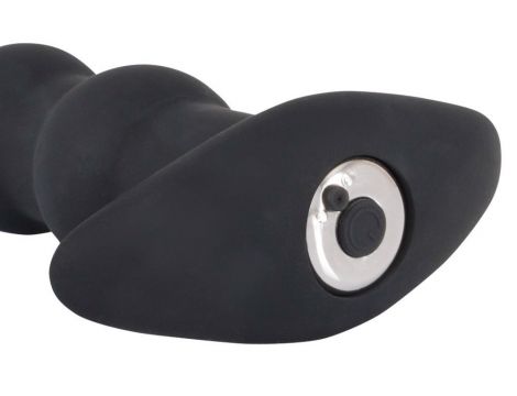 Łańcuch kulkowy analny wibrujący Black Velvets silikon USB 21 cm - 11