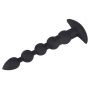 Łańcuch kulkowy analny wibrujący Black Velvets silikon USB 21 cm - 5