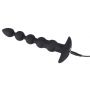 Łańcuch kulkowy analny wibrujący Black Velvets silikon USB 21 cm - 9