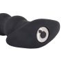 Łańcuch kulkowy analny wibrujący Black Velvets silikon USB 21 cm - 12