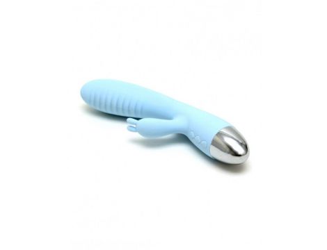 Wibrator króliczek Leten Faye 2 turkusowy akumulatorowy 19 cm - 3