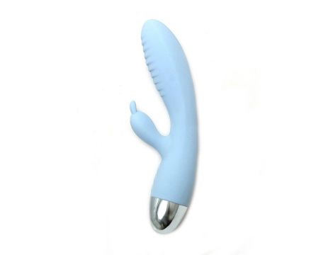 Wibrator króliczek Leten Faye 2 turkusowy akumulatorowy 19 cm - 5