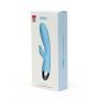 Wibrator króliczek Leten Faye 2 turkusowy akumulatorowy 19 cm - 2