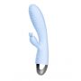 Wibrator króliczek Leten Faye 2 turkusowy akumulatorowy 19 cm - 3