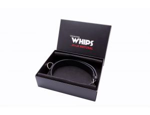 Obroża męska wąska Whips Collection skórzana 3 cm
