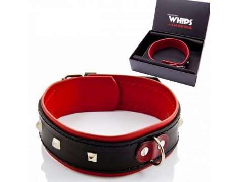 Obroża damska z ćwiekami Whips Collection regulowana 38 do 44 cm - 4