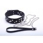 Obroża męska z ćwiekami i smyczą Whips Collection 120 cm - 6