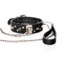 Obroża męska z ćwiekami i smyczą Whips Collection 120 cm - 3