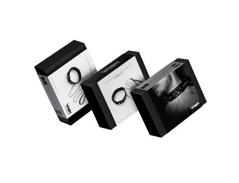 Obroża męska Whips Collection z półkółkami i smyczą - 5